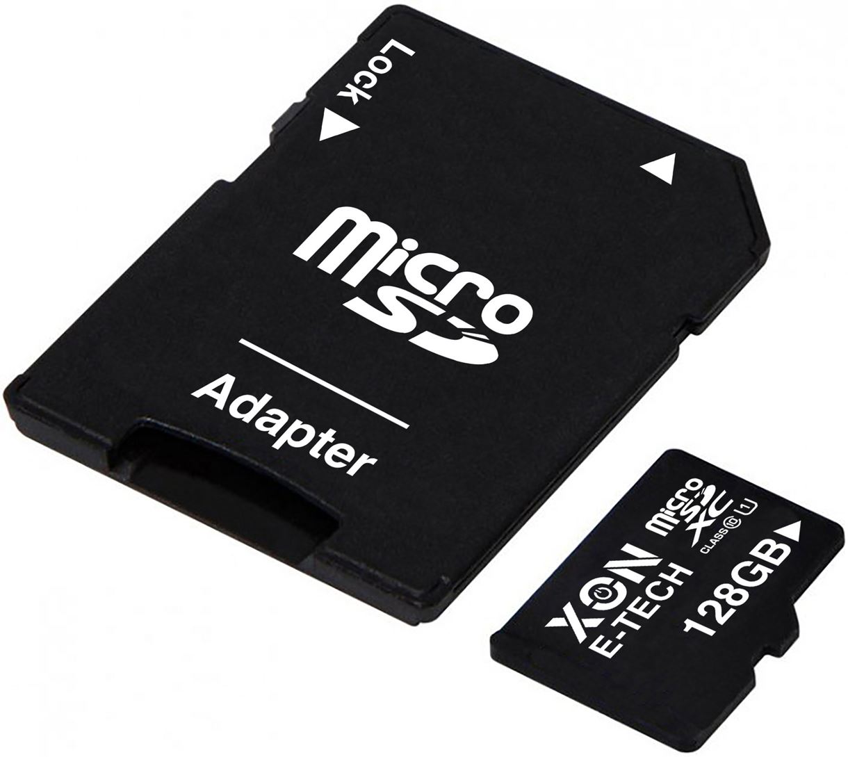 Карта памяти XON microSDXC 128GB Class 10 UHS-I + SD adapter (MCSX1128BA)