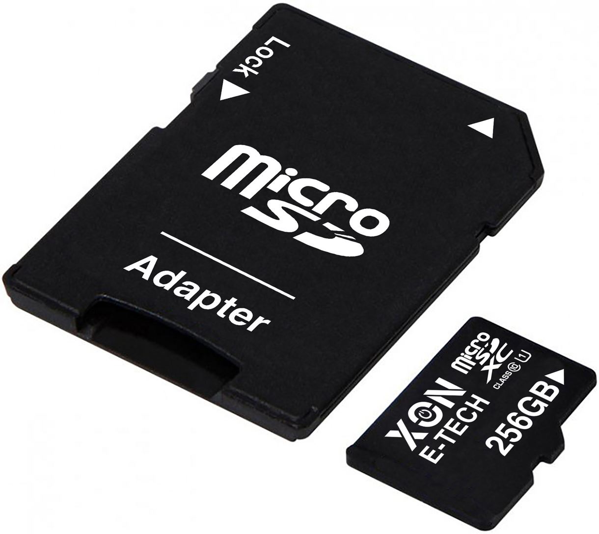 Карта памяти XON microSDXC 256GB Class 10 UHS-I + SD adapter (MCSX1256BA)