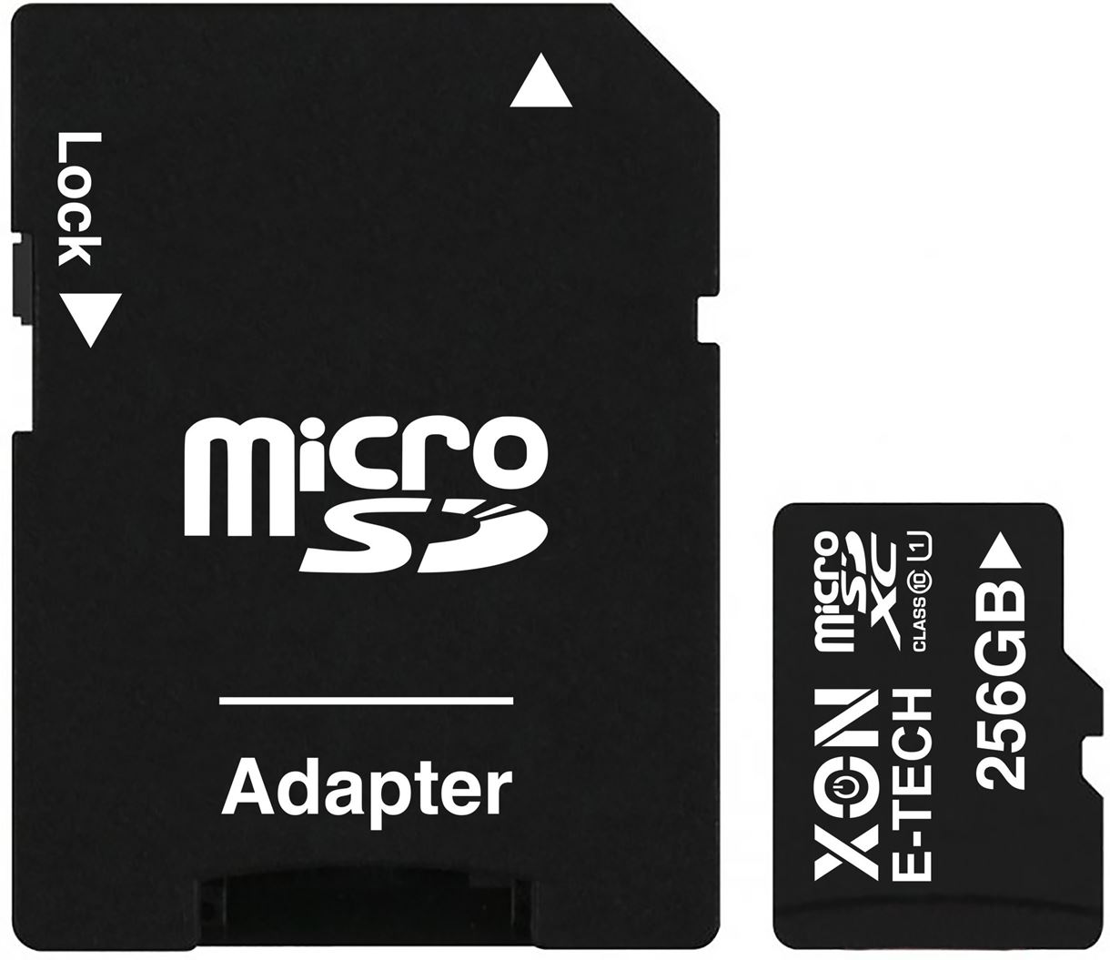 Карта памяти XON microSDXC 256GB Class 10 UHS-I + SD adapter (MCSX1256BA)