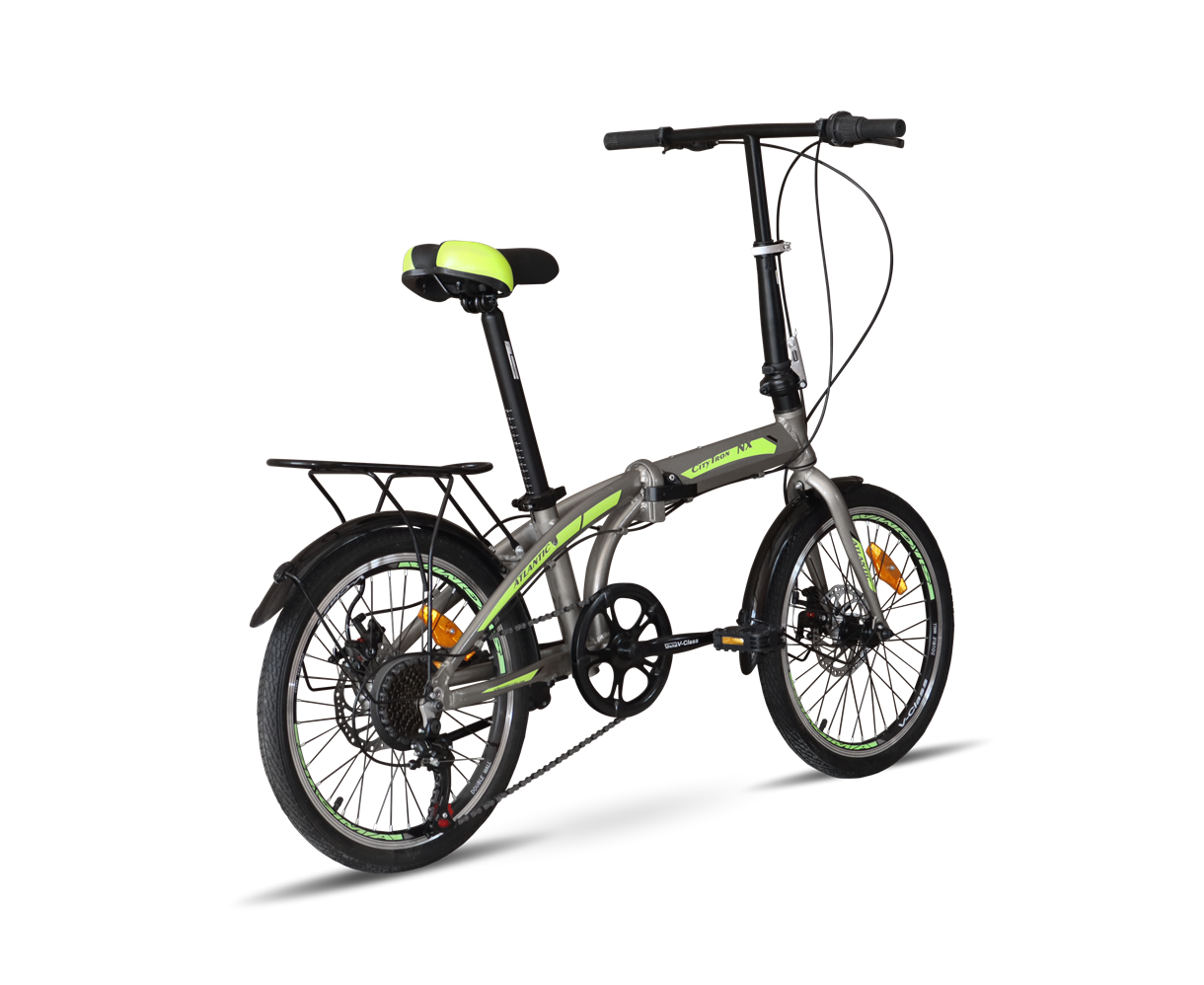 Велосипед Atlantic CityTron NX 20" (A8NX-2033-GL) Grey/Lime
