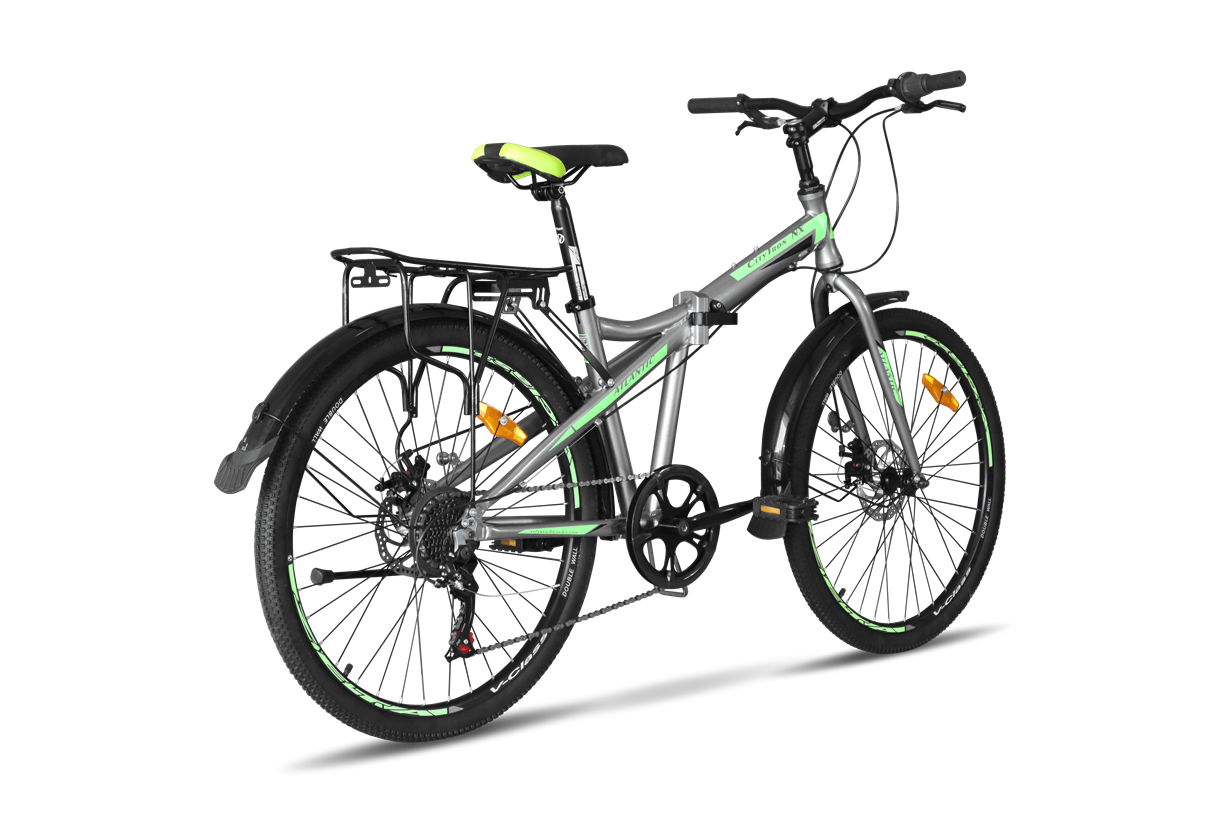 Велосипед Atlantic CityTron NX 26" (A8NX-2642-GL) Grey/Lime