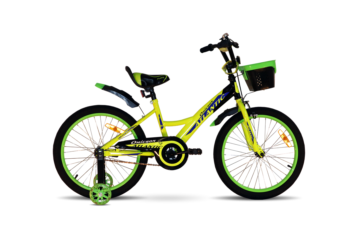 Велосипед Atlantic Omicron CS 20" (A9C1-20BS-BL) Black/Lime