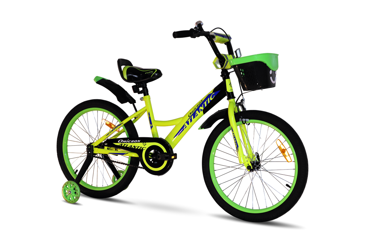 Велосипед Atlantic Omicron CS 20" (A9C1-20BS-BL) Black/Lime