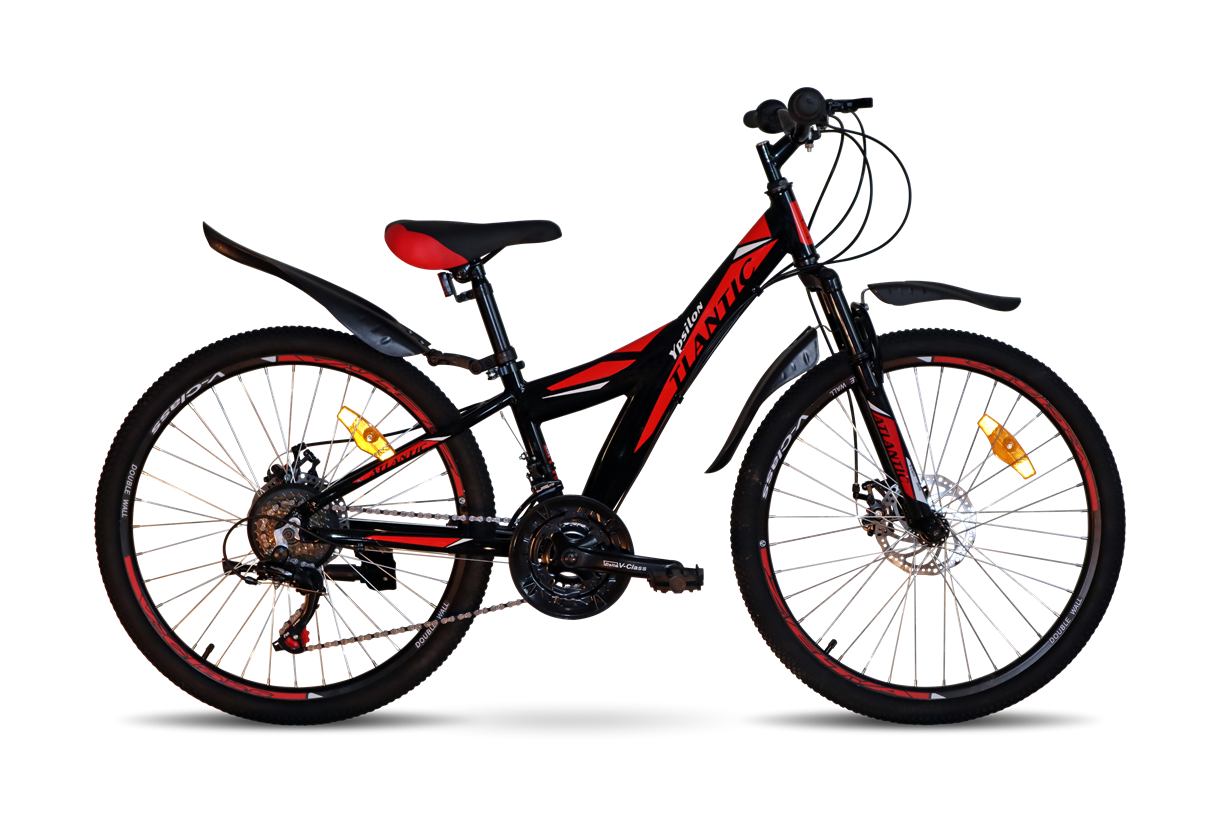 Велосипед Atlantic Ypsilon NX 24" XXS/11,5" (A1NXV-2429-BR) Black/Red