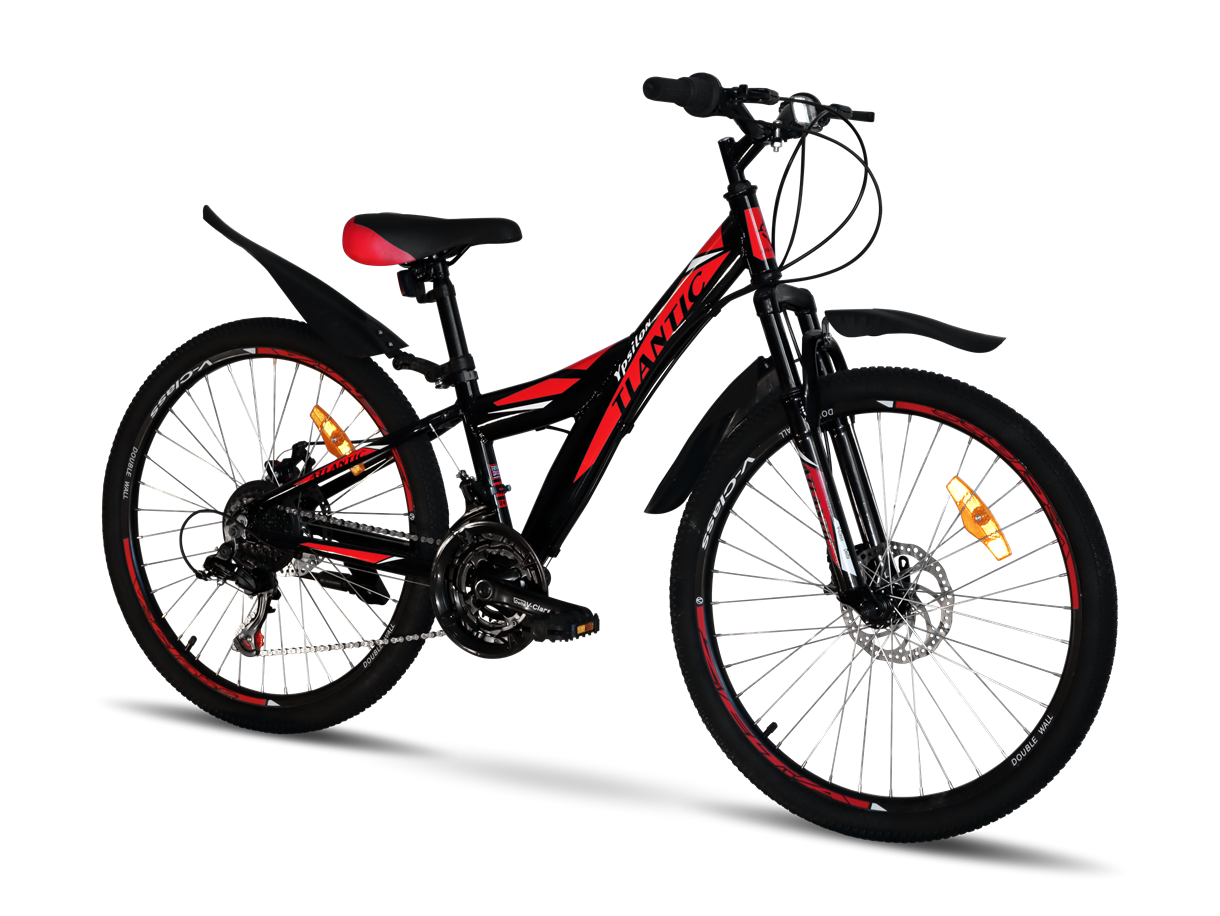 Велосипед Atlantic Ypsilon NX 24" XXS/11,5" (A1NXV-2429-BR) Black/Red