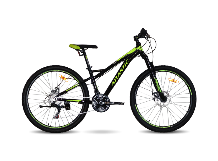 Велосипед Atlantic Rekon NX 26" XS/14" (A1NX-2636-BL) Black/Lime