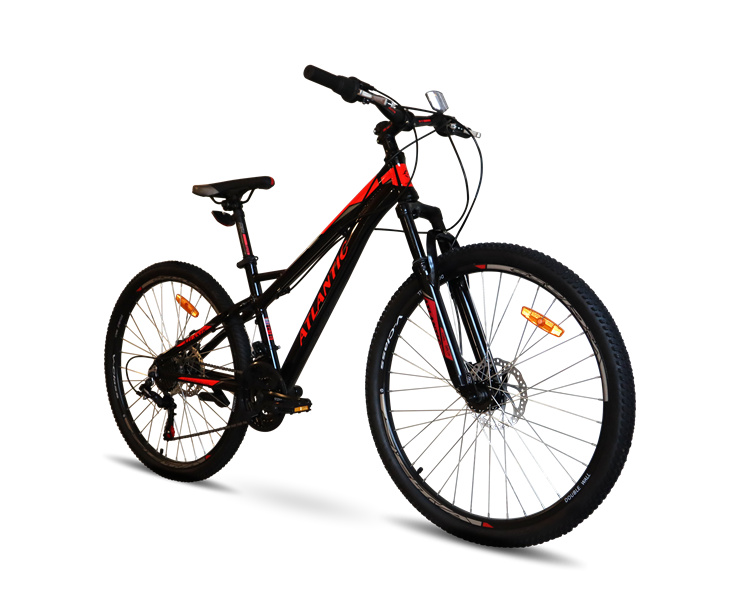 Велосипед Atlantic Rekon NX 26"  XS/14" (A1NX-2636-BR) Black/Red