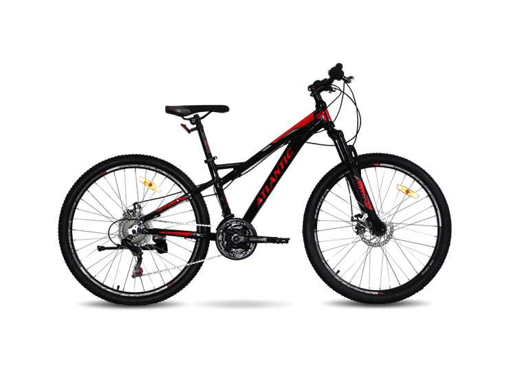 Велосипед Atlantic Rekon NX 26"  XS/14" (A1NX-2636-BR) Black/Red
