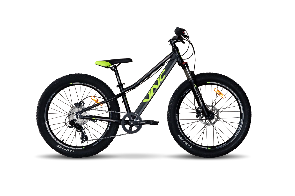 Велосипед VNC Blaster A5 24" XXS/12" (V1A5P-2430-BL) Black/Lime