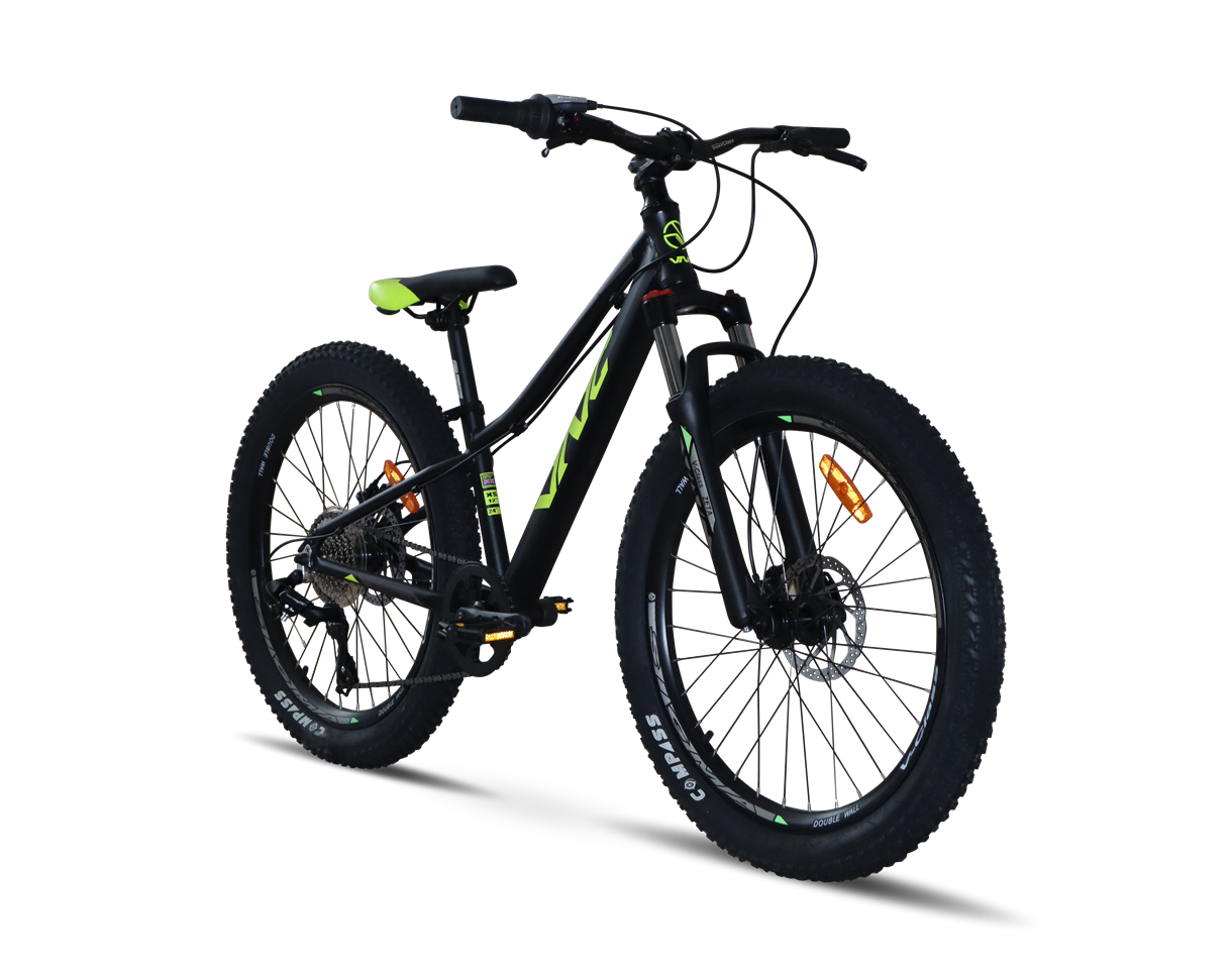 Велосипед VNC Blaster A5 24" XXS/12" (V1A5P-2430-BL) Black/Lime