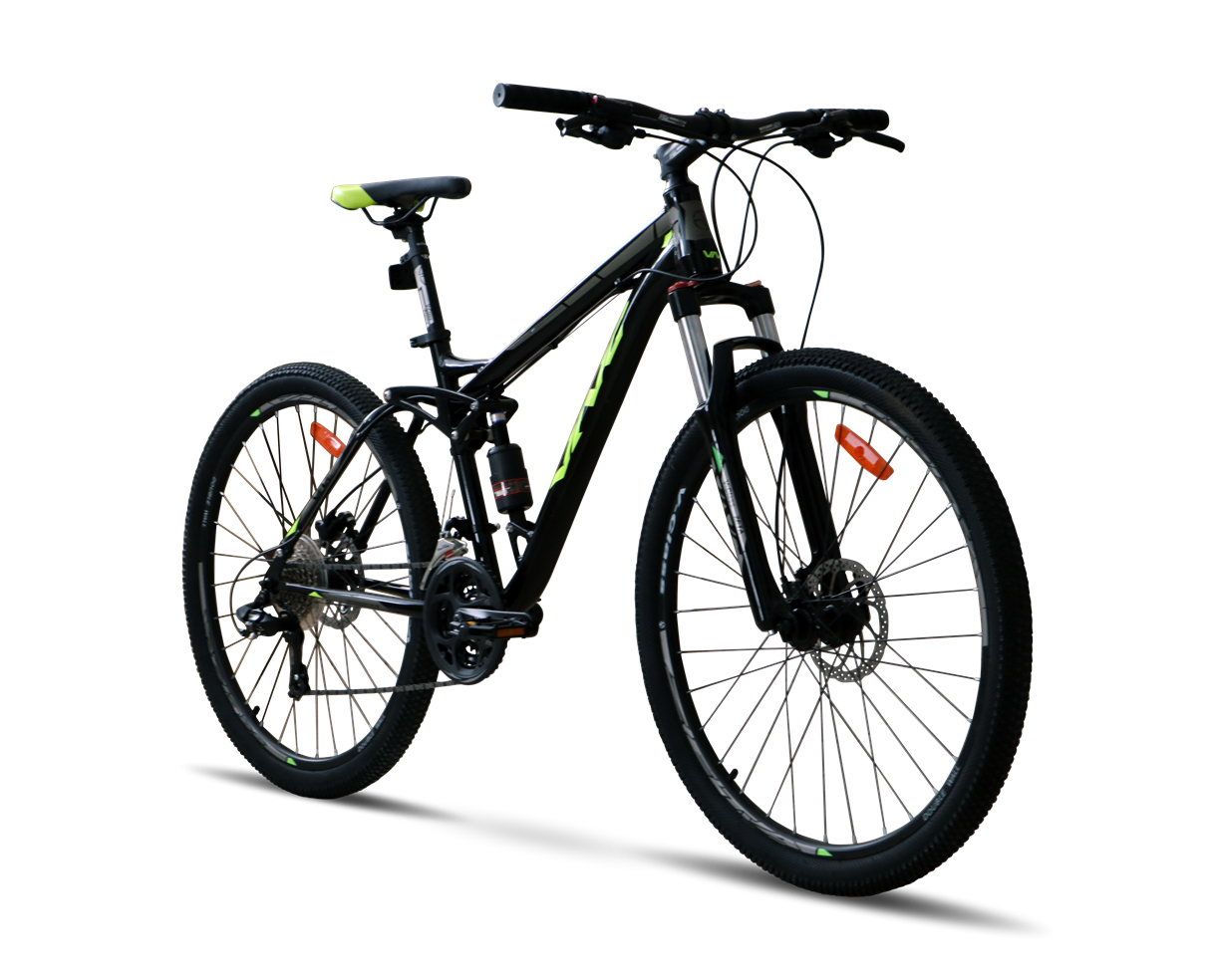 Велосипед VNC HighRider A5 27,5" M/17" (V1A5D-2743-BL) Black/Lime