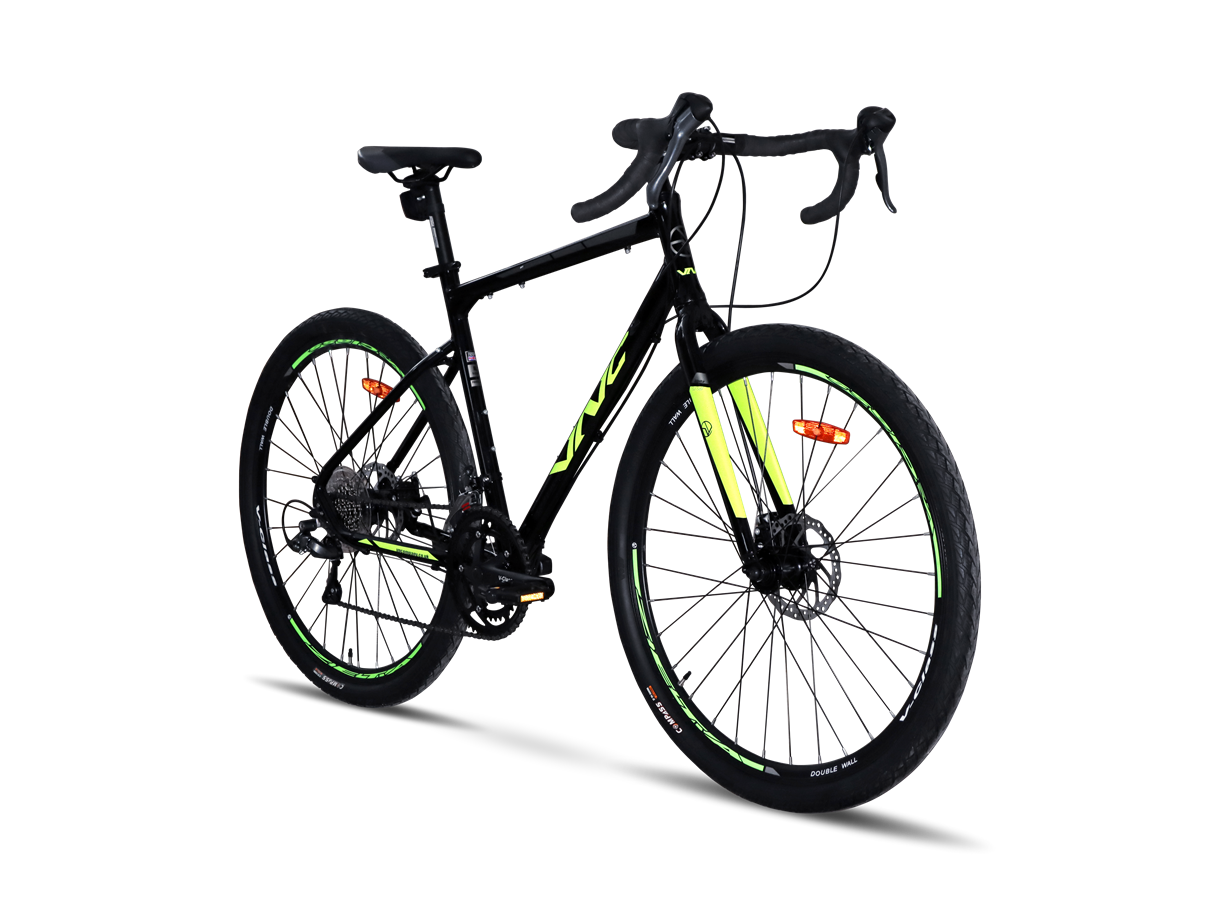 Велосипед VNC PrimeRacer A5 700C L/53cm (V51A5-2853-BL) Black/Lime