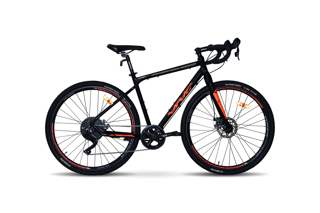 Велосипед VNC PrimeRacer A7 SH 700C L/53cm (V51A7SH-2853-BO) Black/Orange