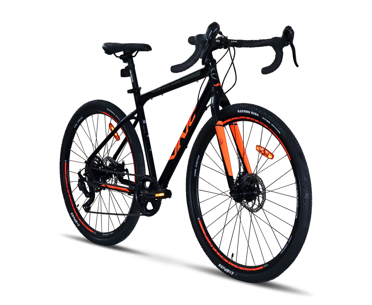 Велосипед VNC PrimeRacer A7 SH 700C L/53cm (V51A7SH-2853-BO) Black/Orange