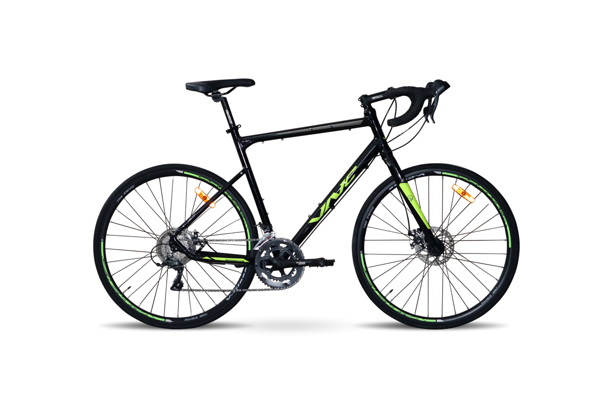 Велосипед VNC TimeRacer A5 SH 700C L/57cm (V53A5SH-2857-BL) Black/Lime