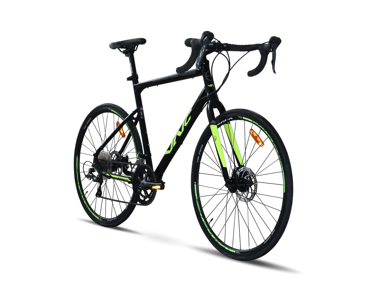 Велосипед VNC TimeRacer A5 SH 700C L/57cm (V53A5SH-2857-BL) Black/Lime