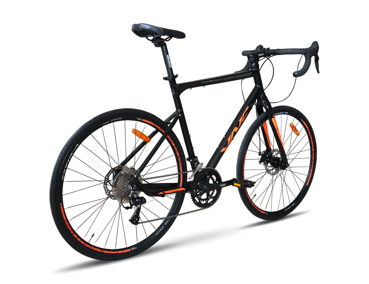 Велосипед VNC TimeRacer A7 SH 700C L/57cm (V53A7SH-2857-BO) Black/Orange