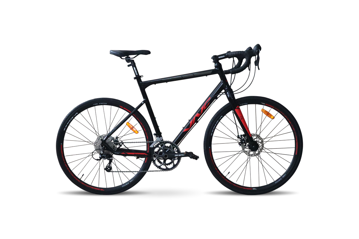 Велосипед VNC TimeRacer A9 CS 700C L/57cm (V53A9CS-2857-BR) Black/Red