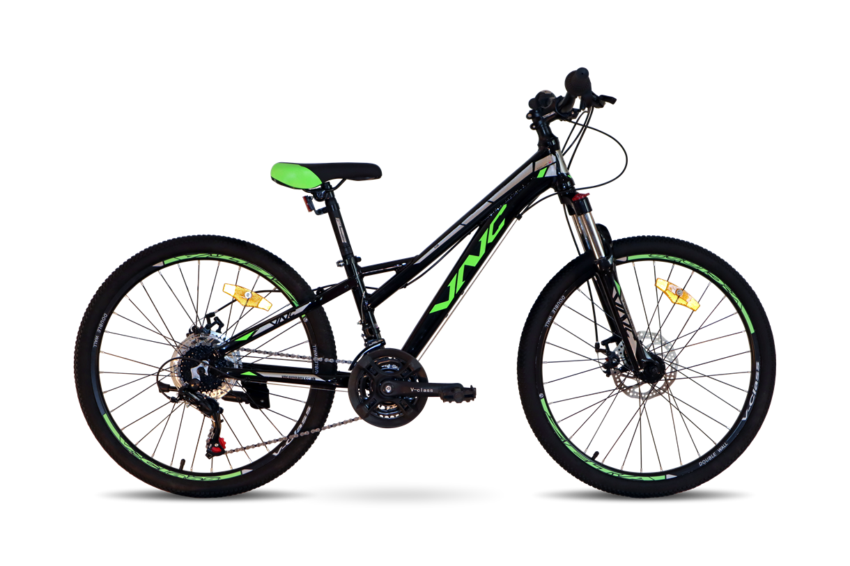 Велосипед VNC Fighter А3 24" XXS/12" (V1A3-2430-BG) Black/Green