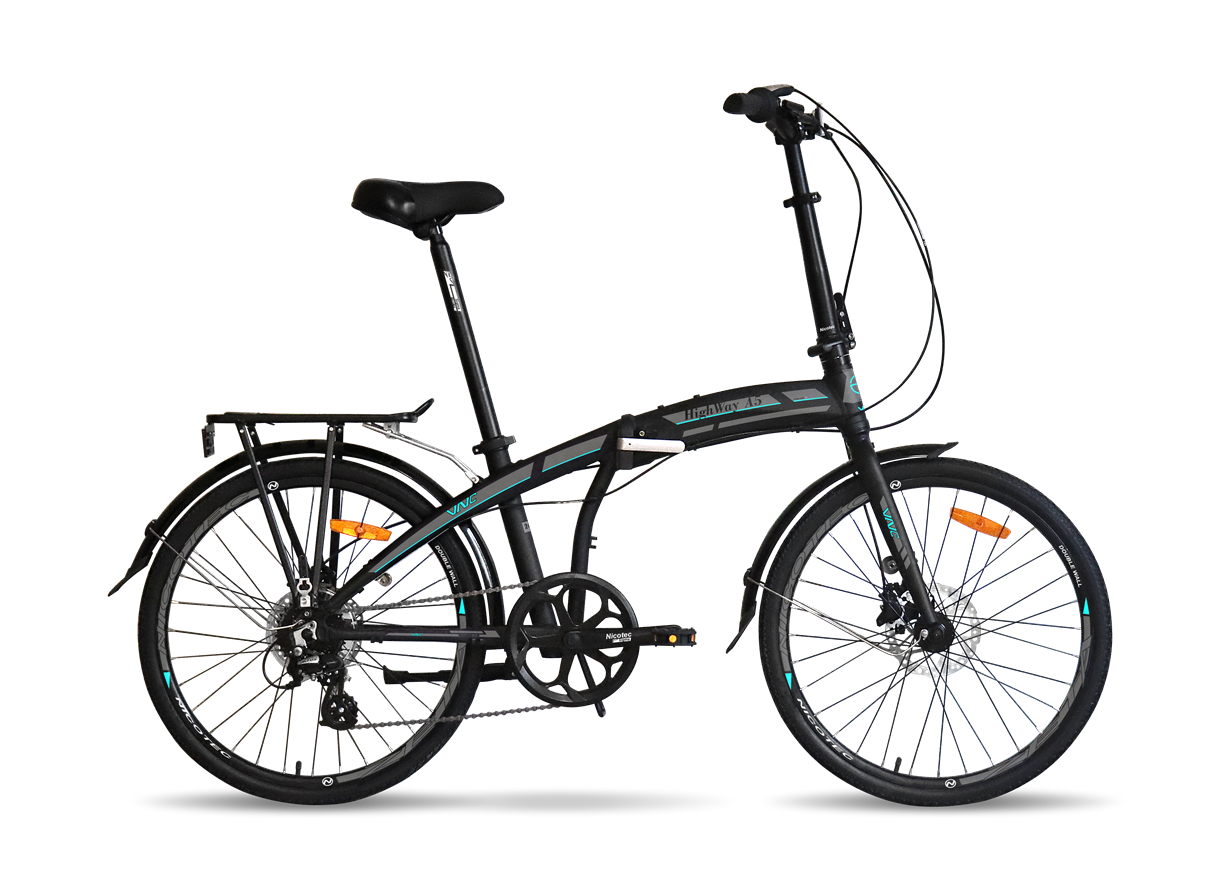 Велосипед VNC HighWay A5 24" (V8A5-2438-BB) Black/Blue