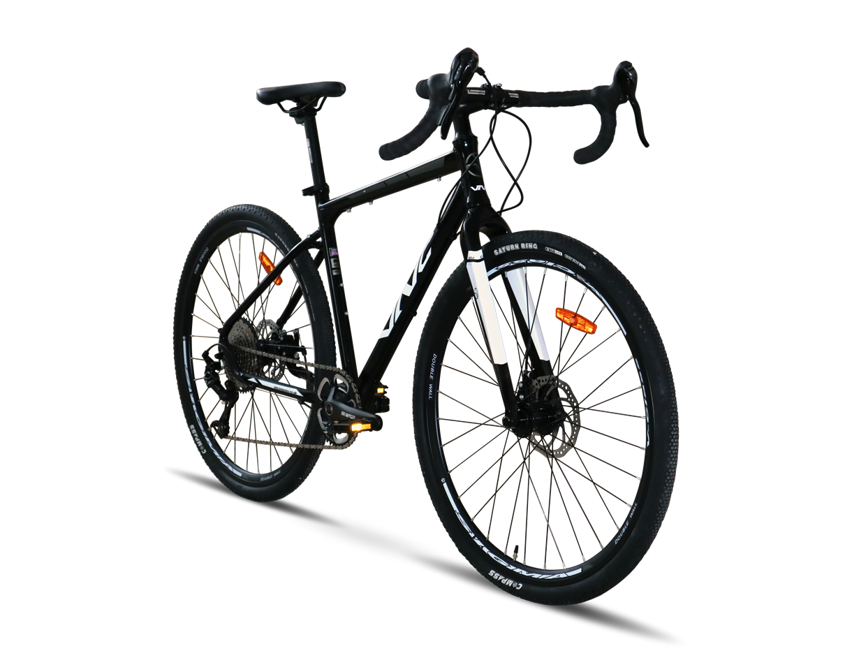 Велосипед VNC PrimeRacer A10 SH 700C L/53cm (V51A10SH-2853-BW) Black/White