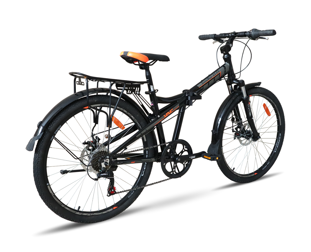 Велосипед VNC TerraWay A3 FS 26" (V8A3S-2642-BO) Black/Orange