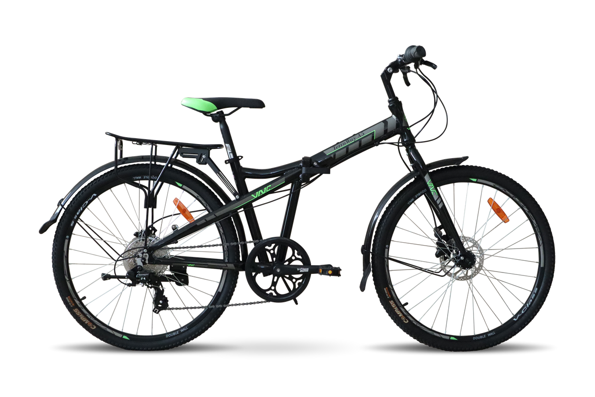 Велосипед VNC TerraWay A5 26" (V8A5-2642-BG) Black/Green