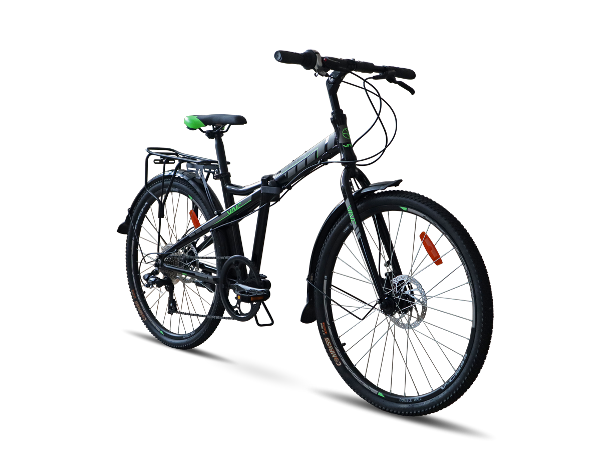Велосипед VNC TerraWay A5 26" (V8A5-2642-BG) Black/Green