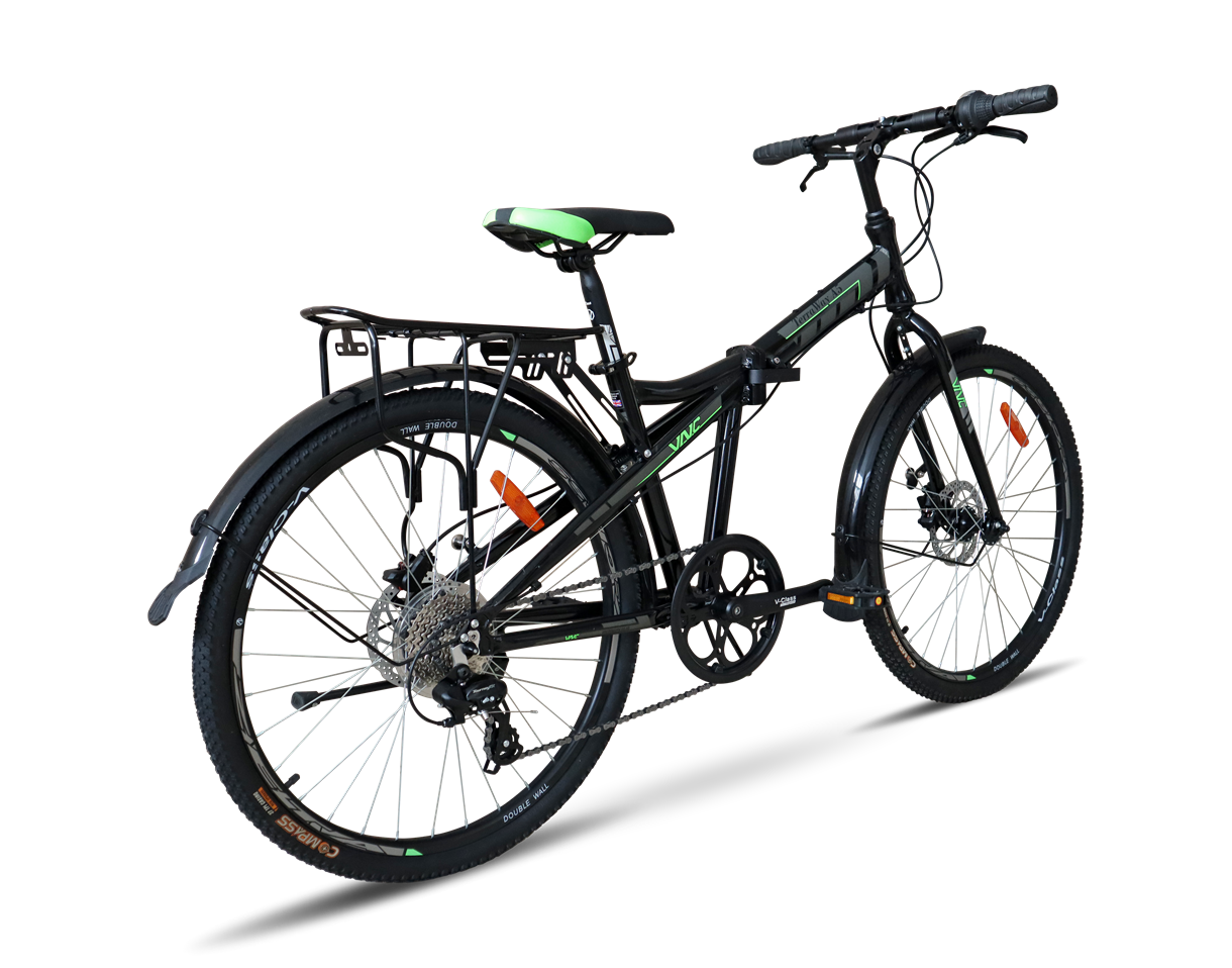 Велосипед VNC TerraWay A5 26" (V8A5-2642-BG) Black/Green