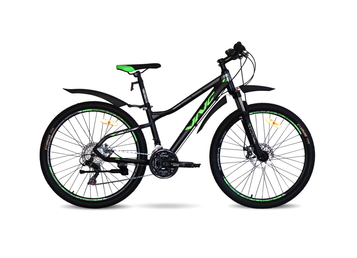 Велосипед VNC MontRider A3 26" XS/14" (V1A3-2636-BG) Black/Green