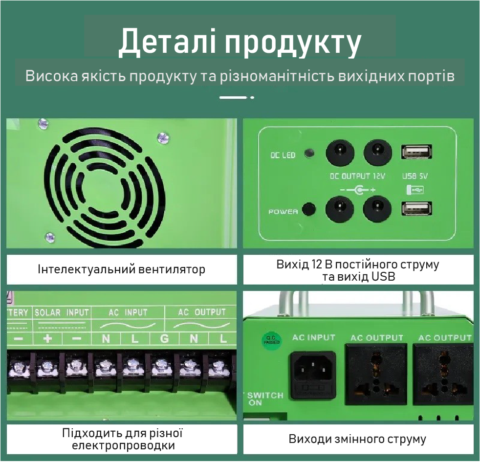 Зарядна станція з сонячними панелями XON 780Вт*ч 500Вт PowerStation Solar SE0507 (PSSE050078G)