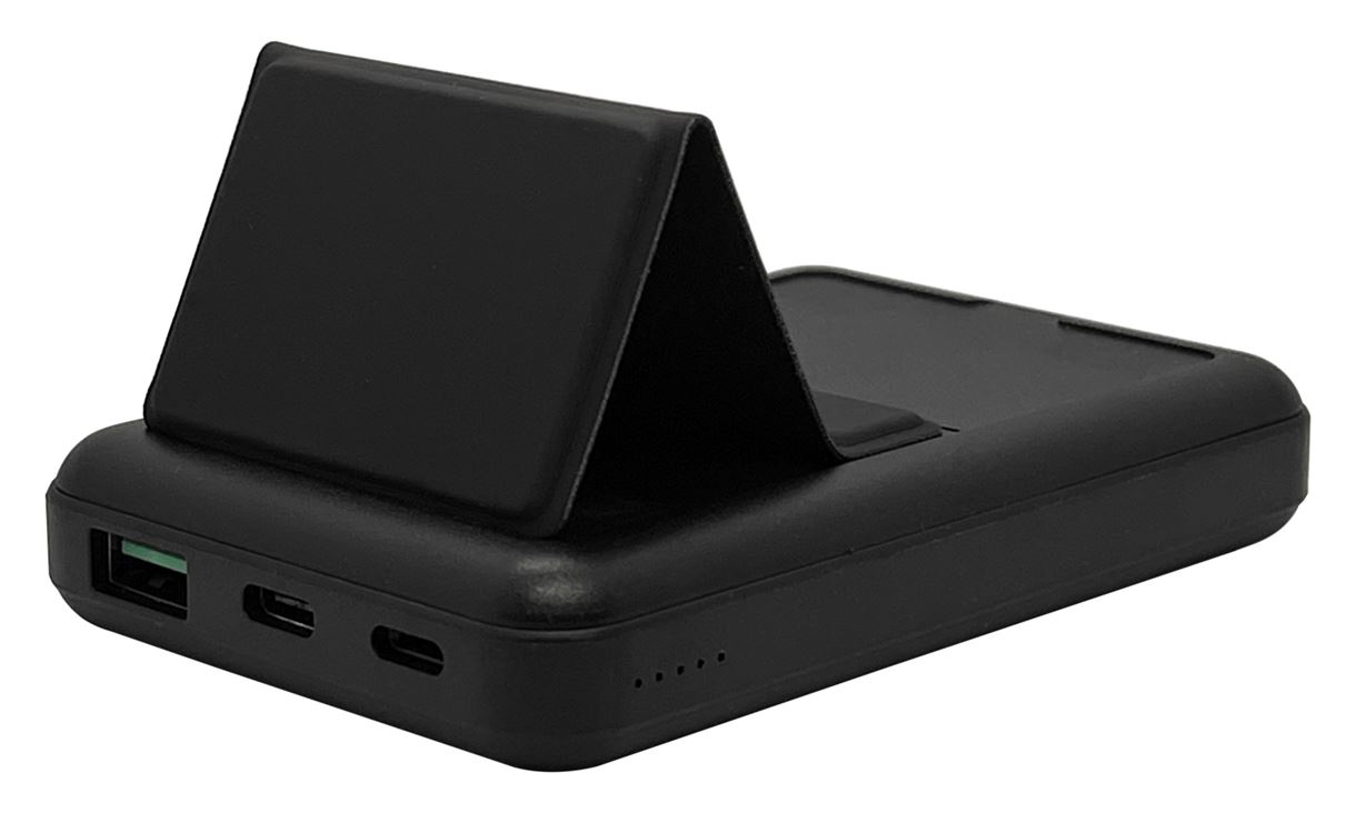 Портативная магнитная беспроводная батарея 5000 mAh с подставкой XON PowerBank Magsafe Stand (YC5G2) 15W Black (5060948063142)
