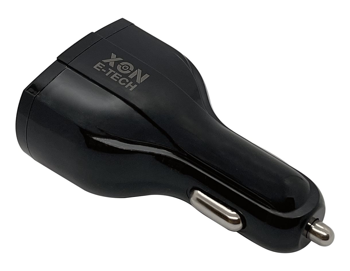 Автомобільний зарядний пристрій XON UniLink Type-C 15W (PD15) + QC3.0 + 5V/3.1A Black (CU2A1C30QB 3425)