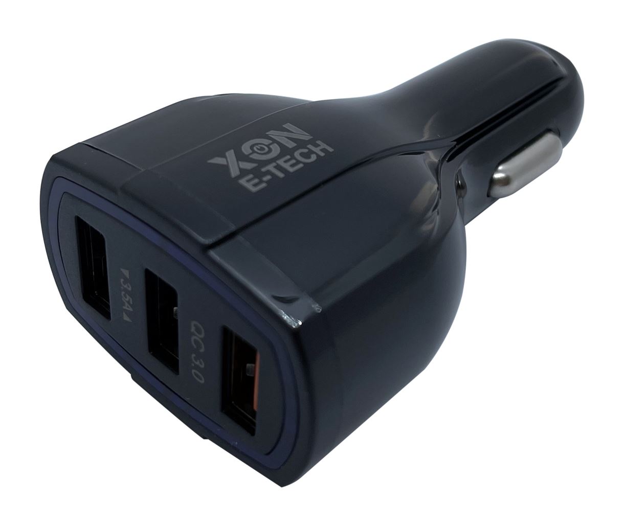 Автомобільний зарядний пристрій XON UniLink QC3.0 + 2 x 5V/3.1A Black (CU003A30QB 3432)