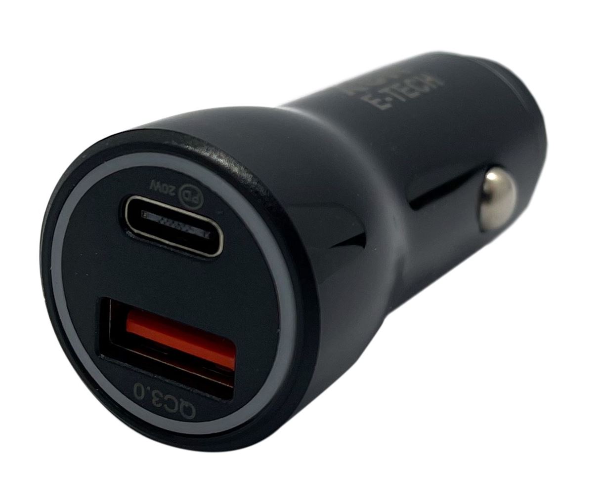 Автомобільний зарядний пристрій XON UniLink Type-C 38W (Type-C PD20 + QC3.0) Black (CU1A1C38WB 3456)