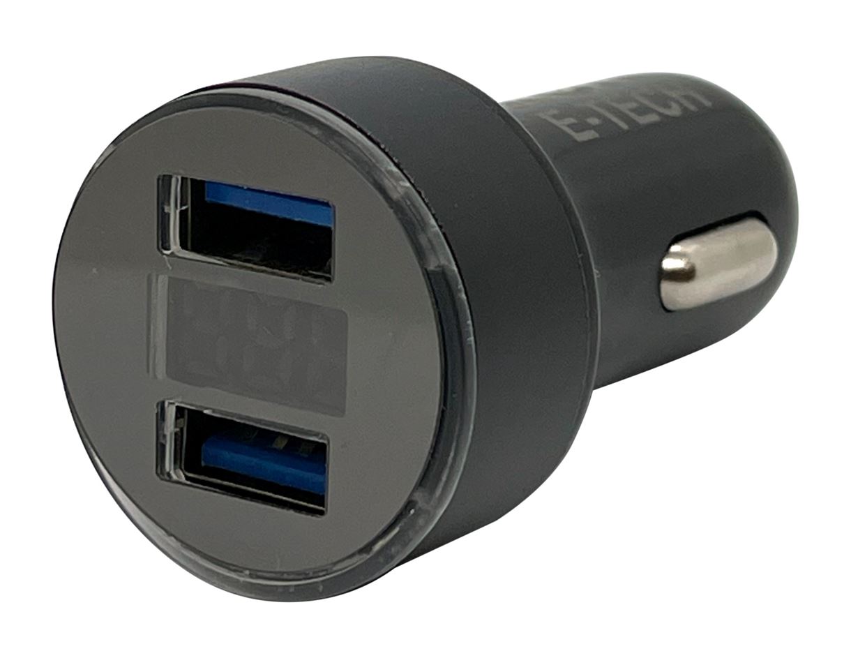 Автомобільний зарядний пристрій XON UniLink QC3.0+2.4A Black (CU002A30DB 3470)