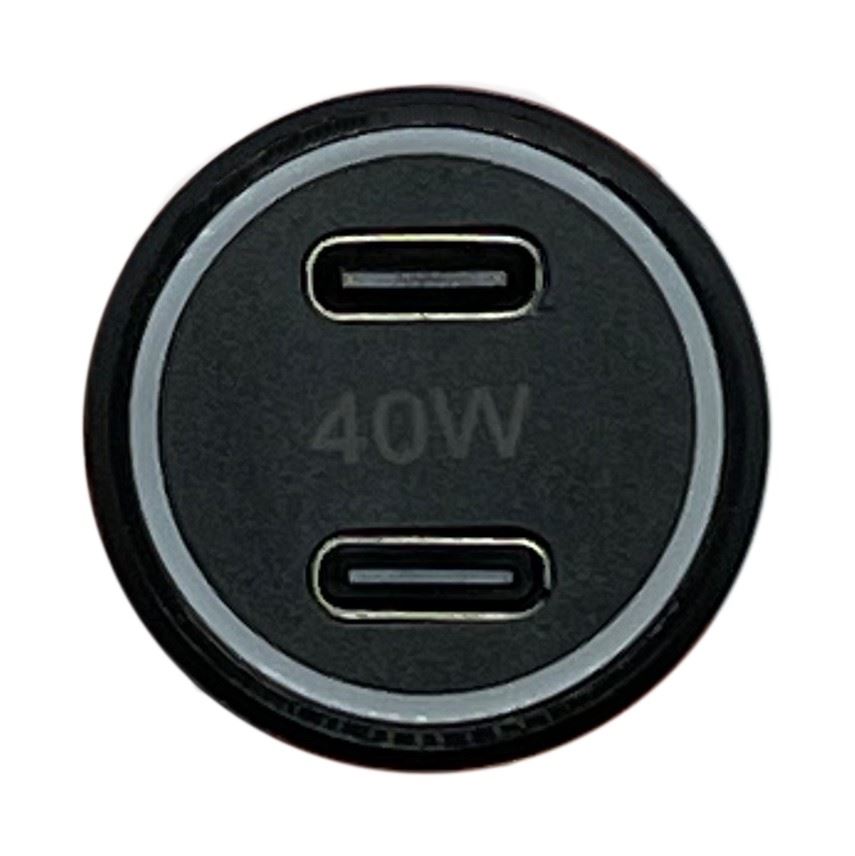 Автомобільний зарядний пристрій XON UniLink Type-C 40W (2 x PD20) Black (CU002C40WB 3463)