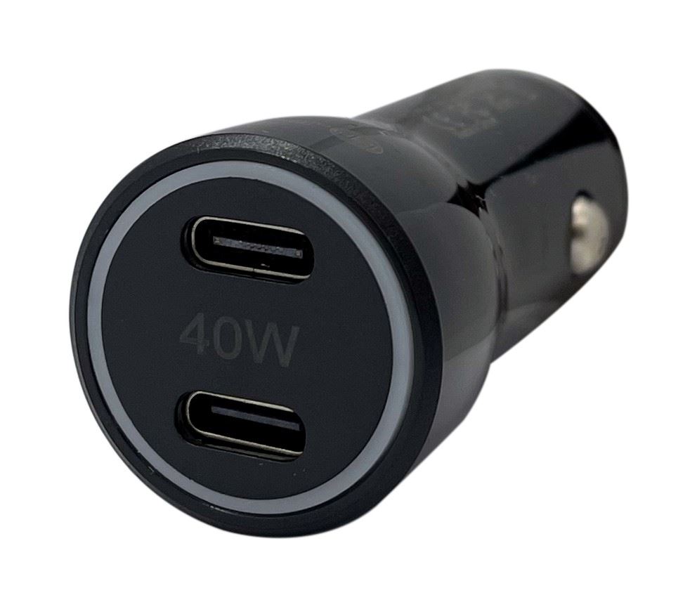 Автомобільний зарядний пристрій XON UniLink Type-C 40W (2 x PD20) Black (CU002C40WB 3463)