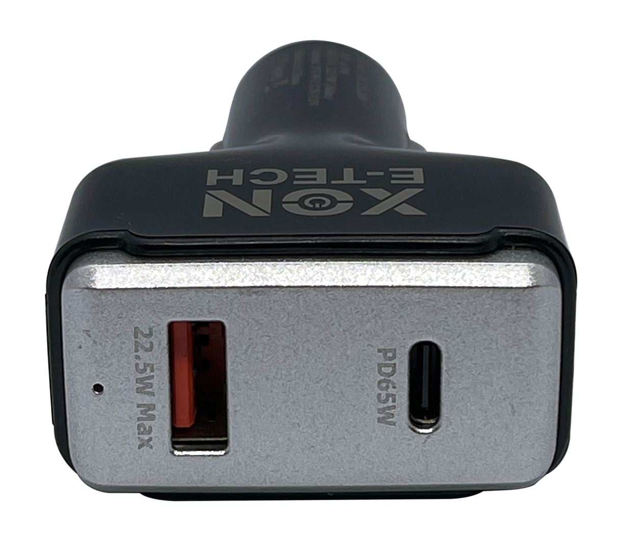 Автомобильное зарядное устройство XON MaxCharge Type-C 87.5W (Type-C PD65 + Type-A 15V/1.5A) Black (SC42CL6W1B 3524)