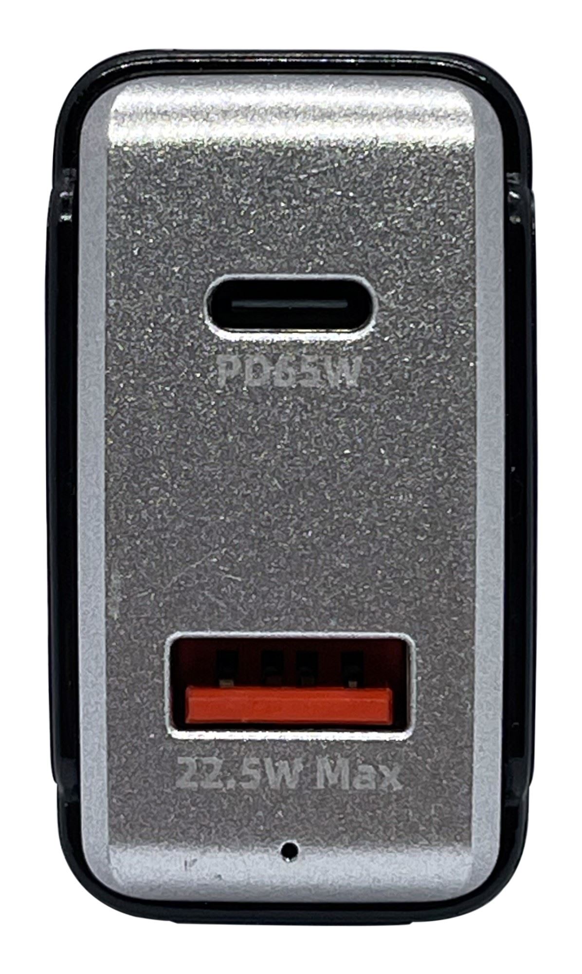 Автомобильное зарядное устройство XON MaxCharge Type-C 87.5W (Type-C PD65 + Type-A 15V/1.5A) Black (SC42CL6W1B 3524)