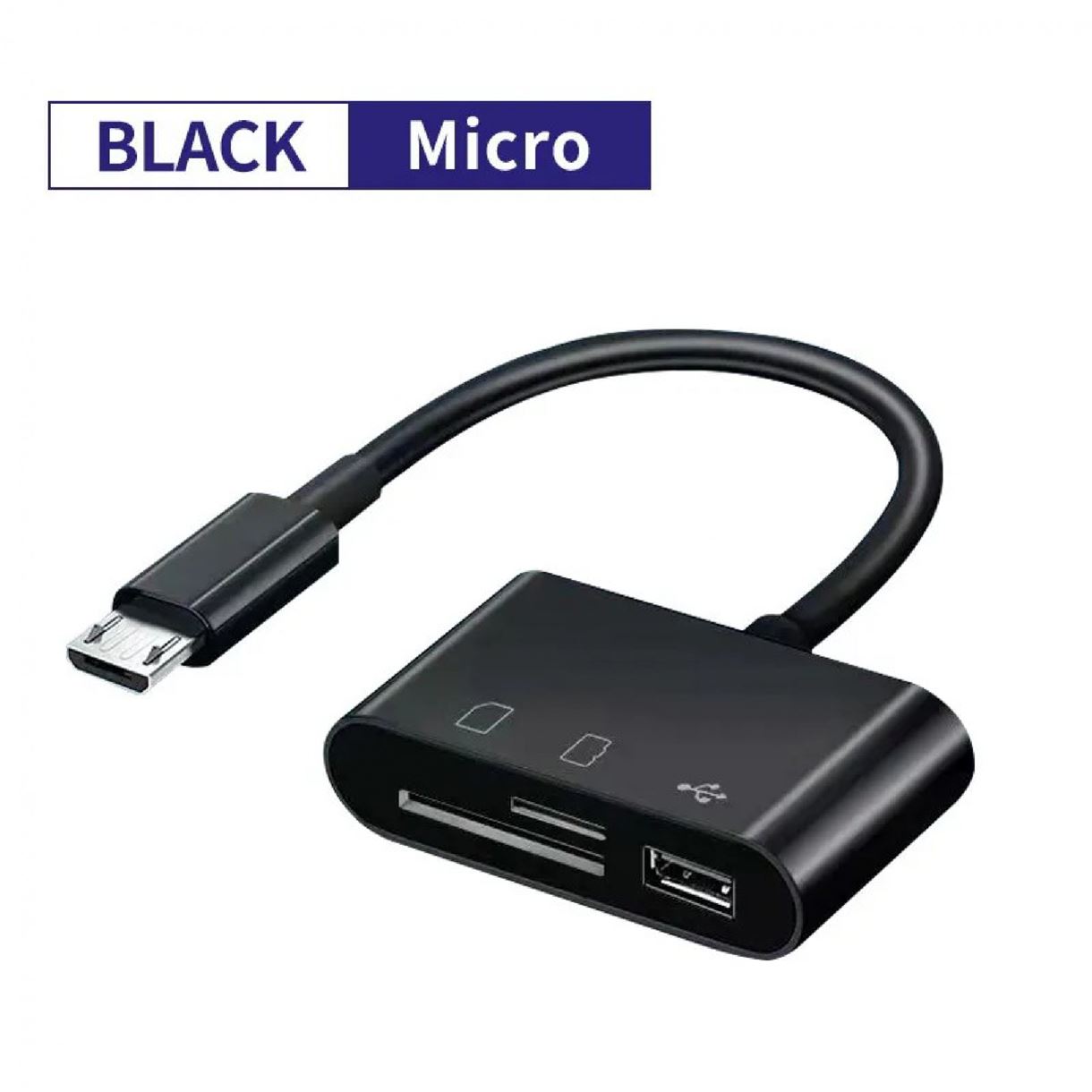 USB-хаб XON SmartLink SD + USB2.0 Black (XUAHP030012B)