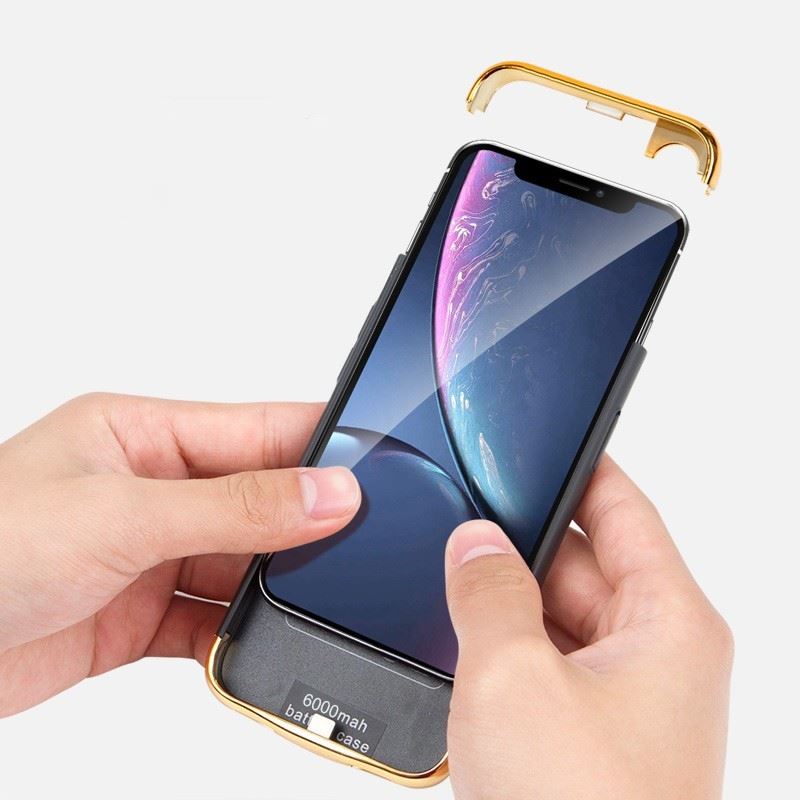 Чехол-аккумулятор XON PowerCase для iPhone 12 Pro 5500 mAh Черный/Золотой (PCBS1112355G 1196)