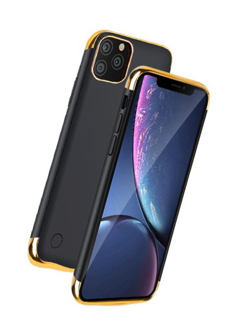 Чехол-аккумулятор XON PowerCase для iPhone 12 Pro Max 5500 mAh Черный/Золотой (PCBS1112455G 2971)