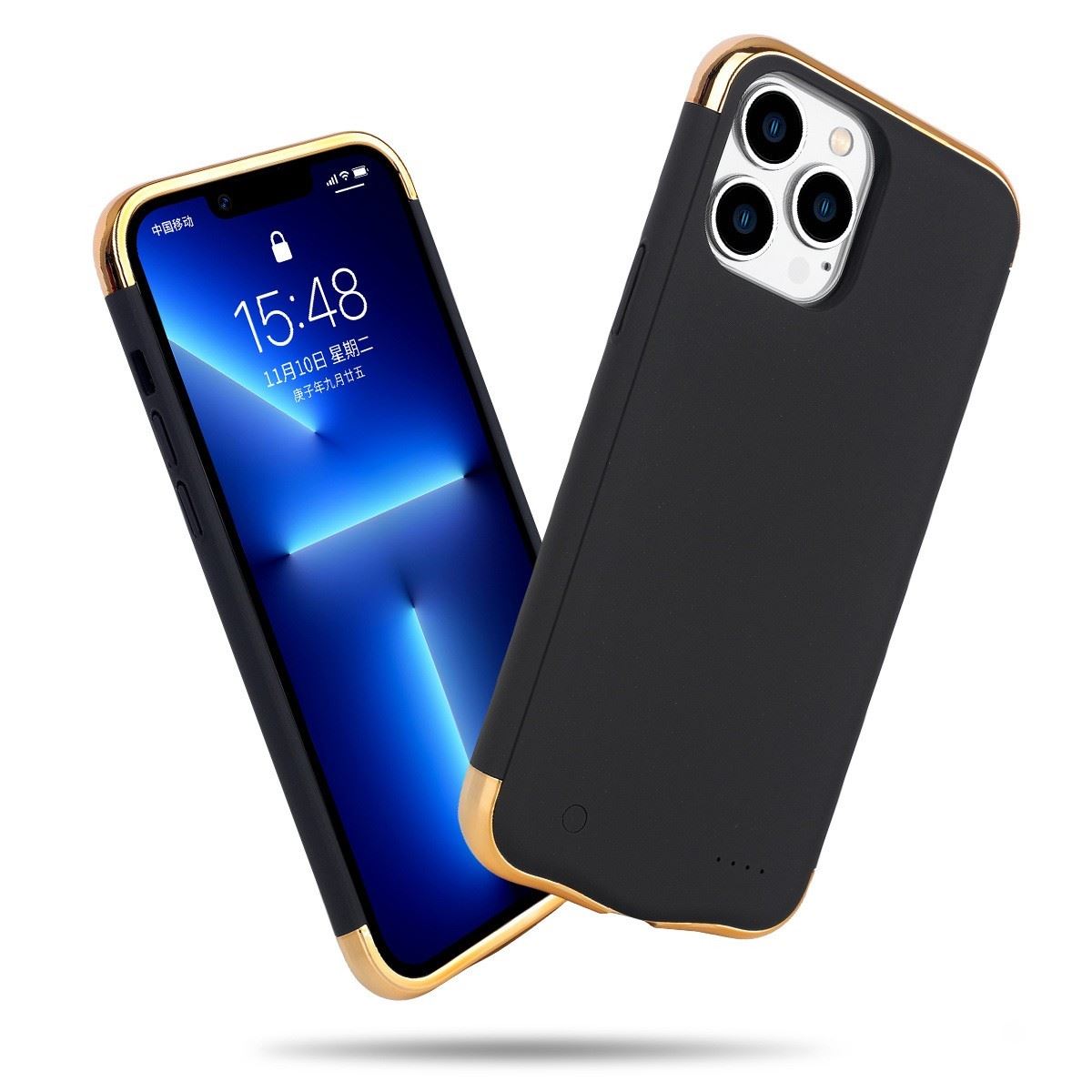 Чехол-аккумулятор XON PowerCase для iPhone 13 Pro Max 5500 mAh Black/Gold