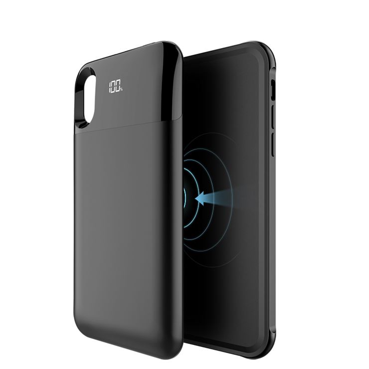 Чохол зі зйомним бездротовим акумулятором XON PowerCase Wireless для iPhone X/XS 5000 mAh Black (11105010)