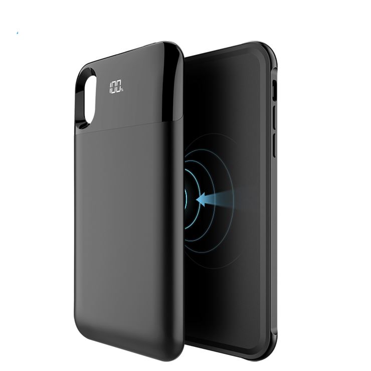 Чохол зі зйомним бездротовим акумулятором XON PowerCase Wireless для iPhone XS Max 5500 mAh Black (11105511)