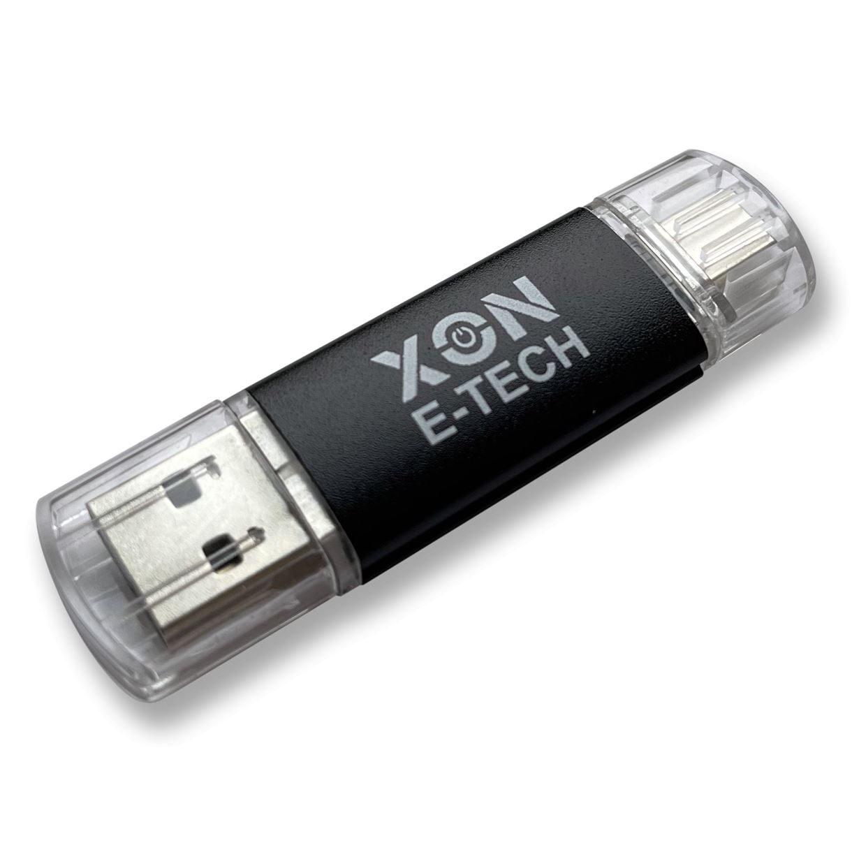 Флеш-накопичувач XON FlashDrive DuoConnect 128GB (USB 3.0 + USB Type-C) Black (LWU128)