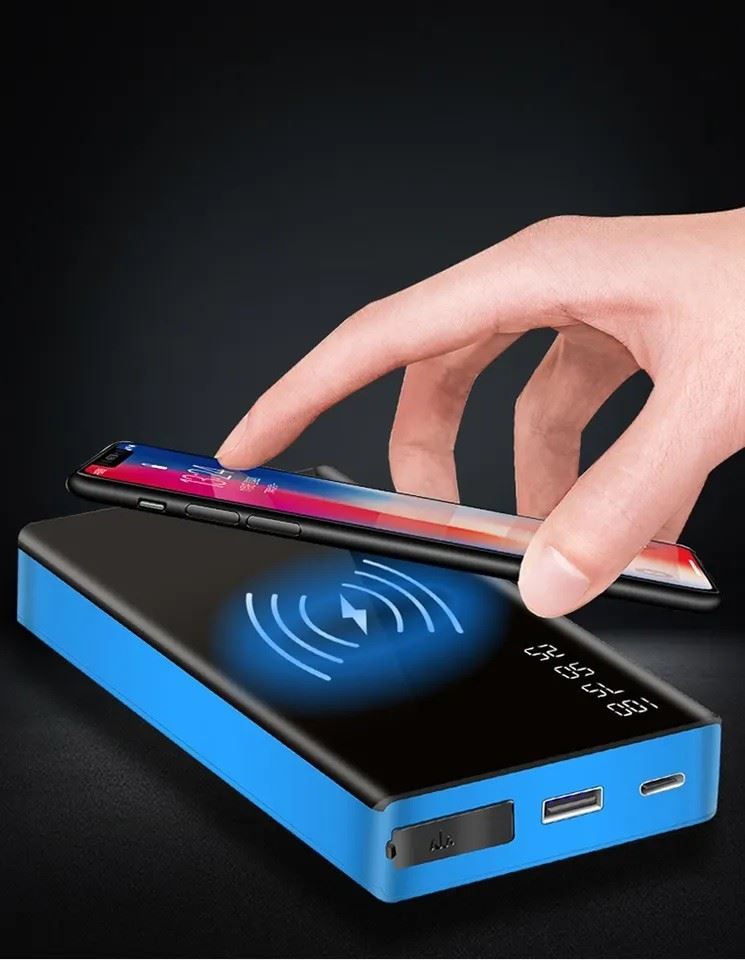 Портативна бездротова батарея 12000 mAh з функцією автозапуску XON PowerBank AutoCharge (TC1A) Black