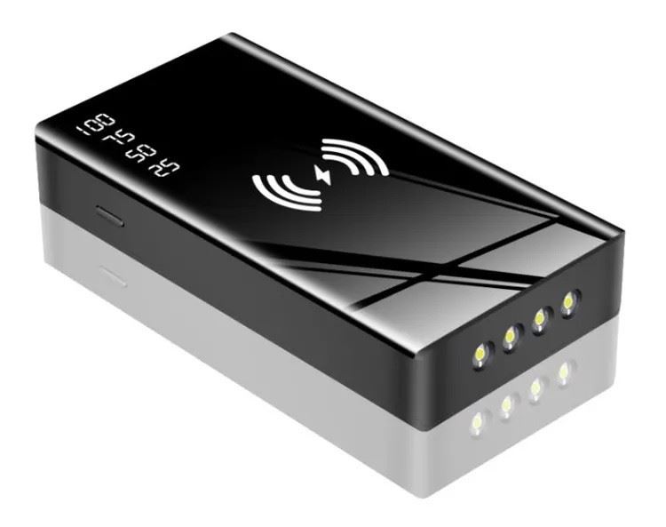Портативна бездротова батарея 12000 mAh з функцією автозапуску XON PowerBank AutoCharge (TC1A) Black