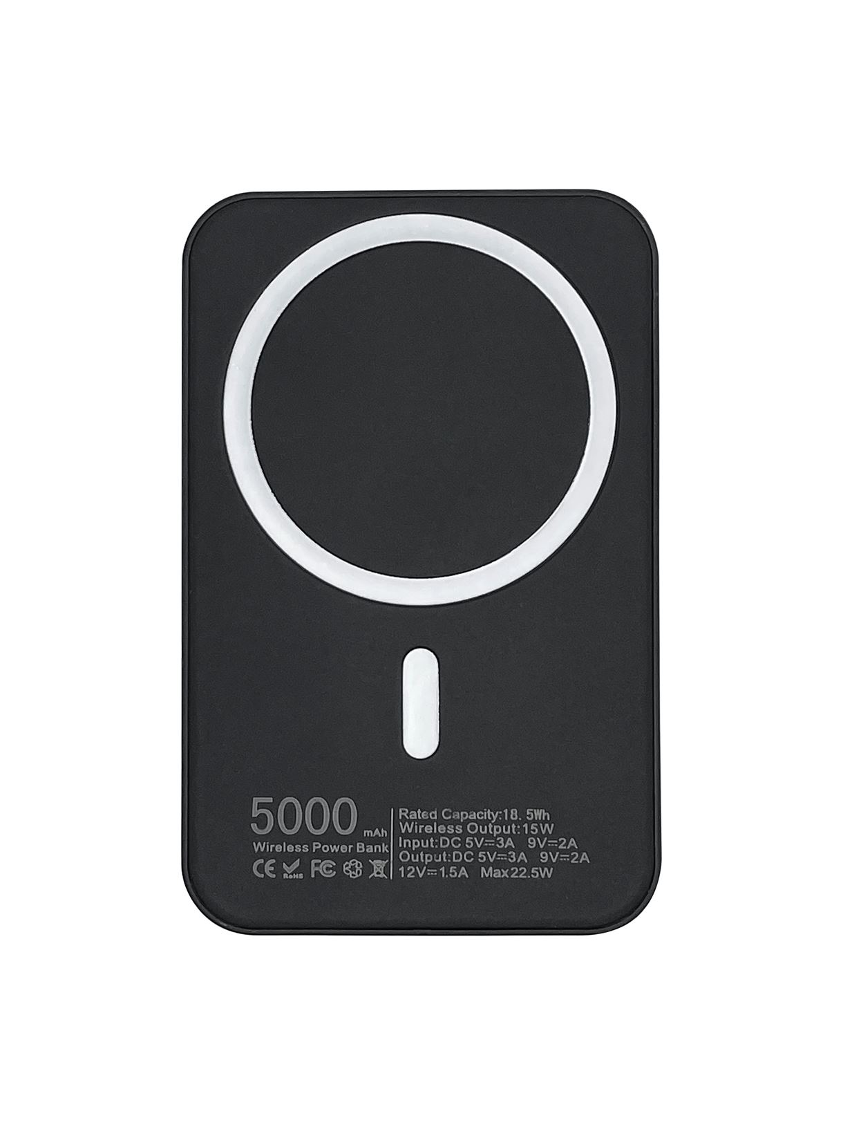 Портативна магнітна бездротова батарея 5000 mAh XON PowerBank Magsafe X1 15W Black (5060948064590)